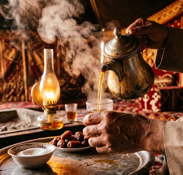 Bedouin tea during 3 Hour Desert Safari Hurghada