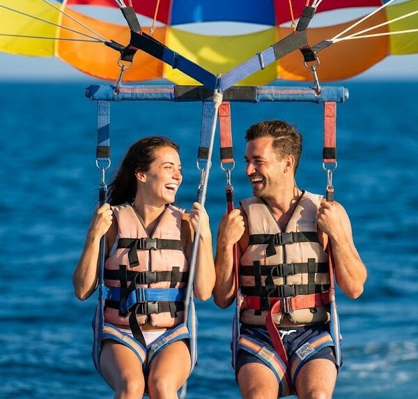 Double Parasailing flight in Hurghada