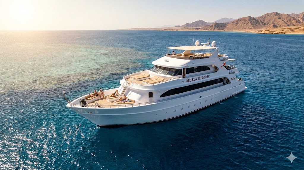Luxury dive boat in Hurghada